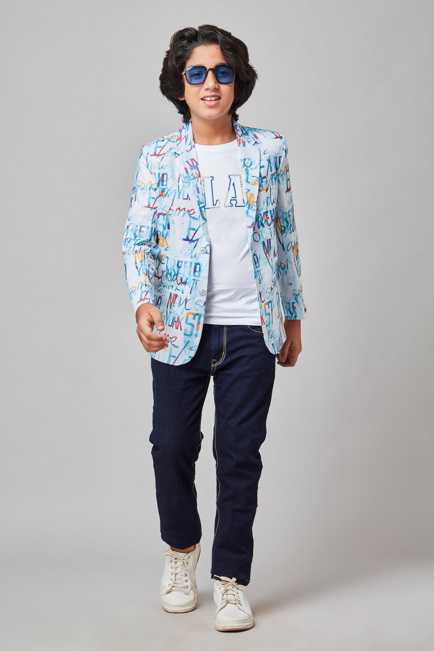 Blazo Sky Blue Blaze Suit with T.shirt (Only Blazer)
