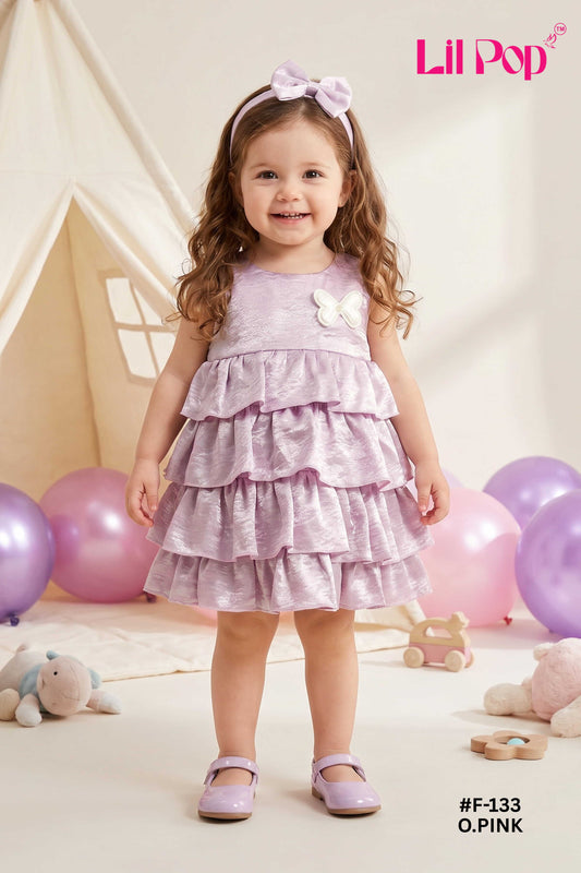 Girls Soft Tissue Fancy Frock