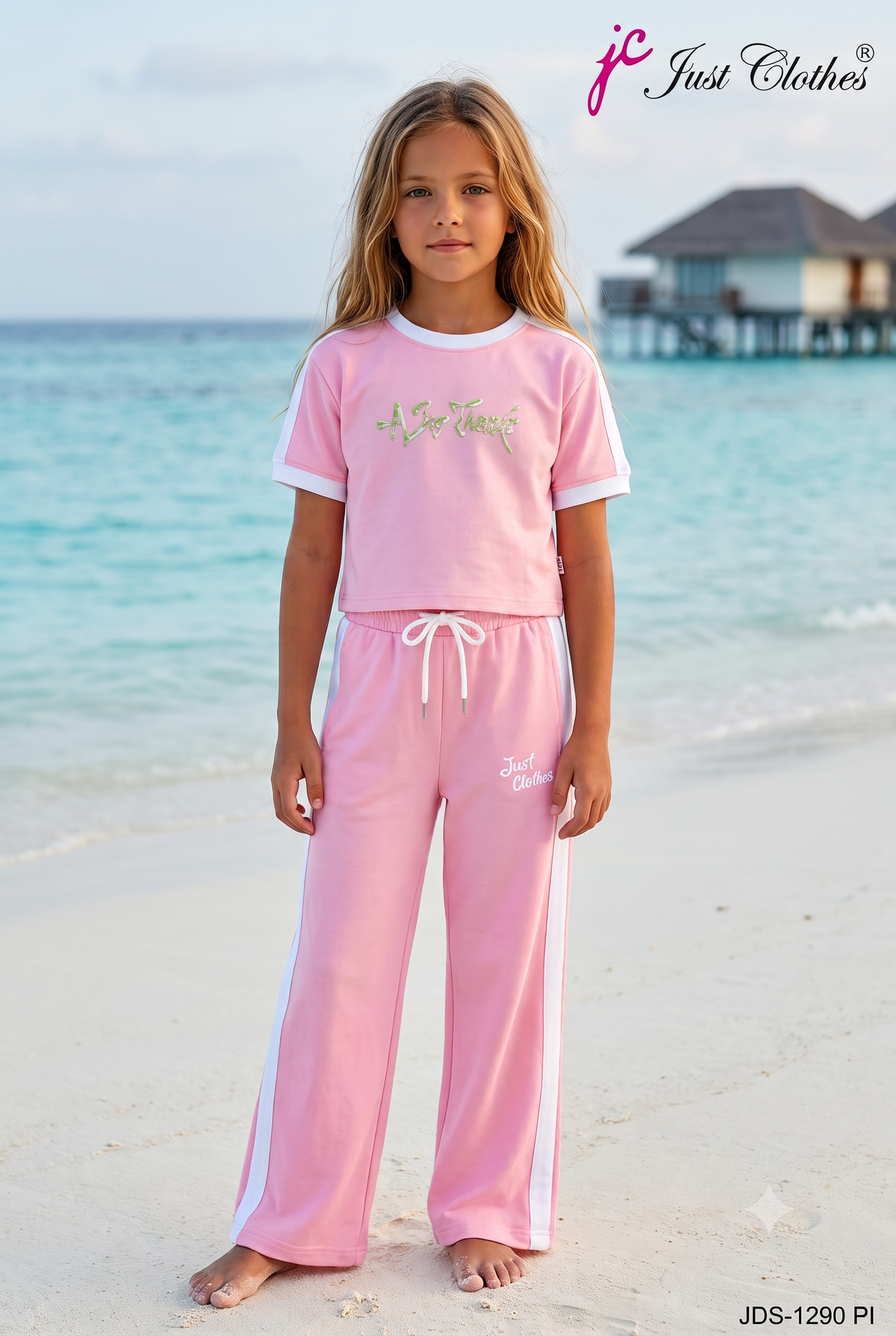 Girls Bright A Big Thanks Half to Full Co-ord Set